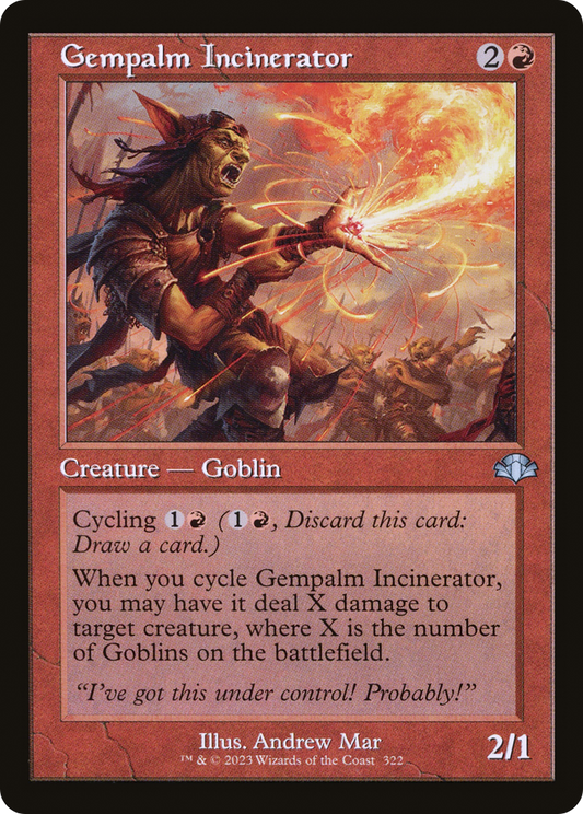 Gempalm Incinerator (DMR-322) - Dominaria Remastered Foil