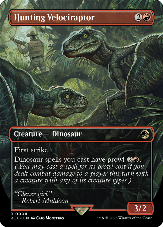 Hunting Velociraptor (Borderless) [Jurassic World Collection]