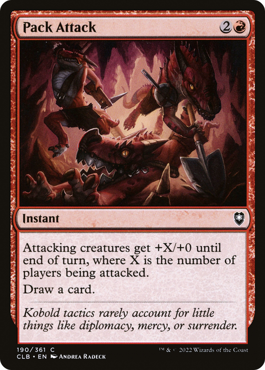 Pack Attack (CLB-190) - Commander Legends: Battle for Baldur's Gate