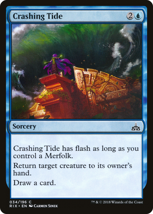 Crashing Tide (RIX-034) - Rivals of Ixalan