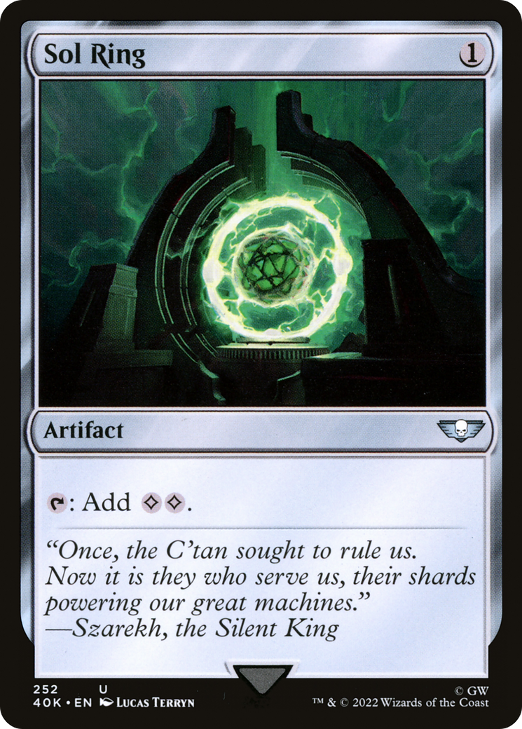 Sol Ring (252) [Universes Beyond: Warhammer 40,000]