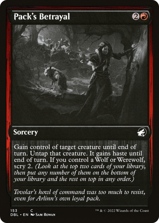 Pack's Betrayal (DBL-153) - Innistrad: Double Feature