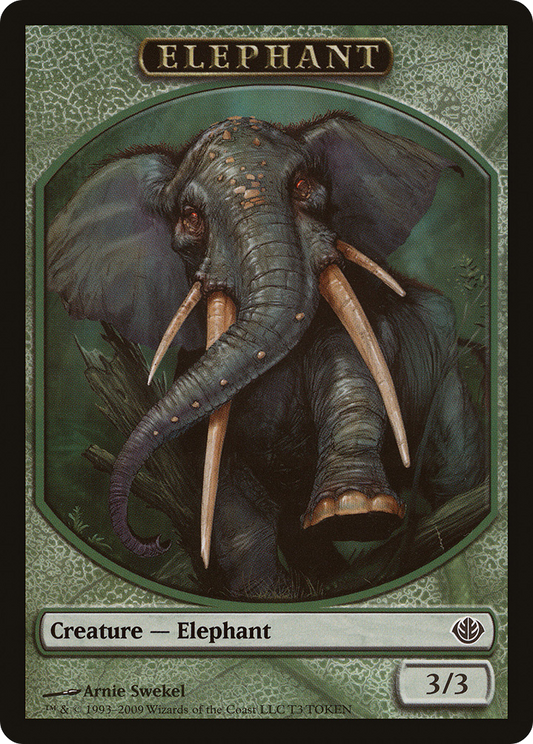 Elephant [Duel Decks: Garruk vs. Liliana Tokens]