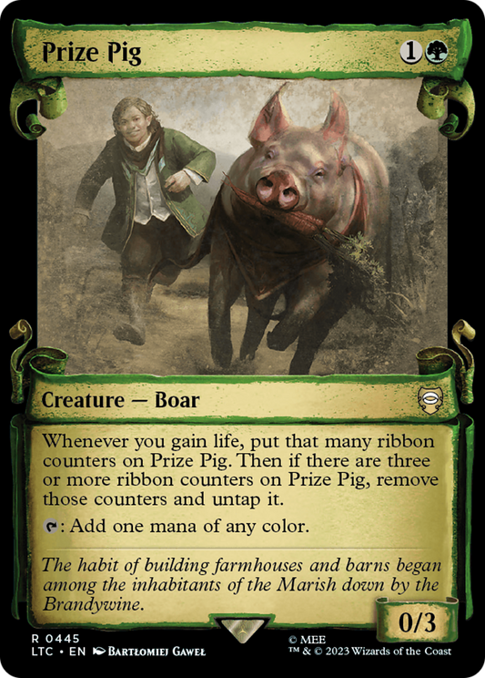 Prize Pig (LTC-445) - Tales of Middle-earth Commander: (Showcase)