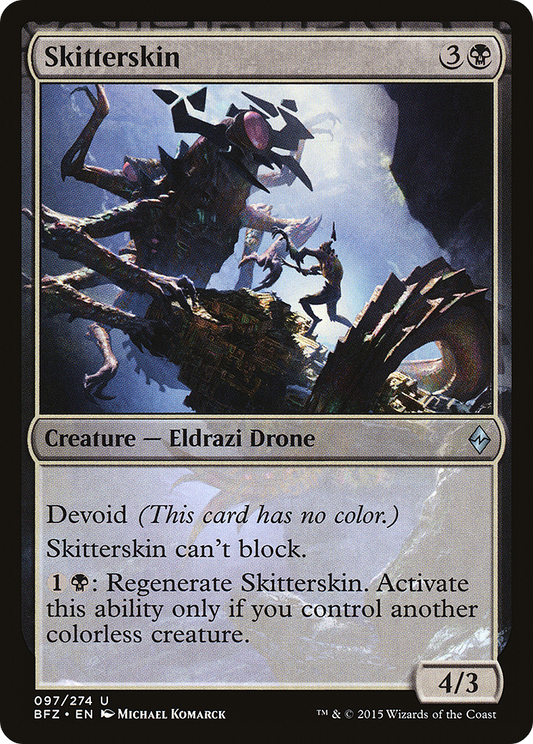 Skitterskin (BFZ-097) - Battle for Zendikar: (devoid) Foil