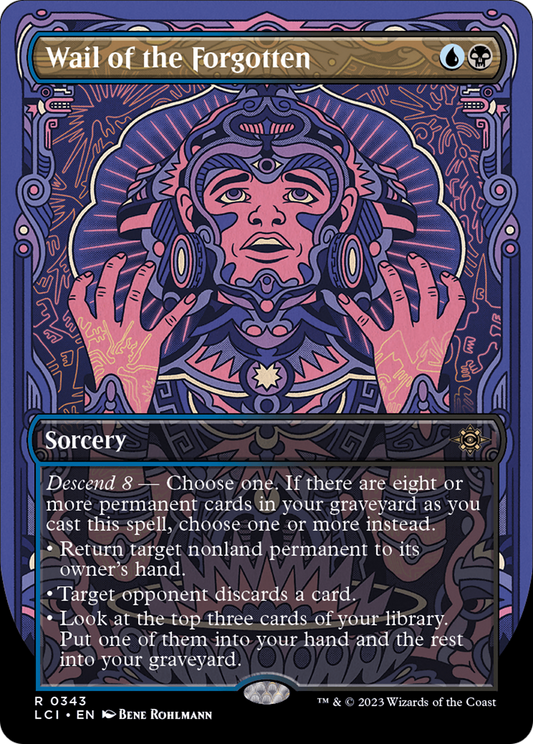 Wail of the Forgotten (LCI-343) - The Lost Caverns of Ixalan (Borderless) Foil