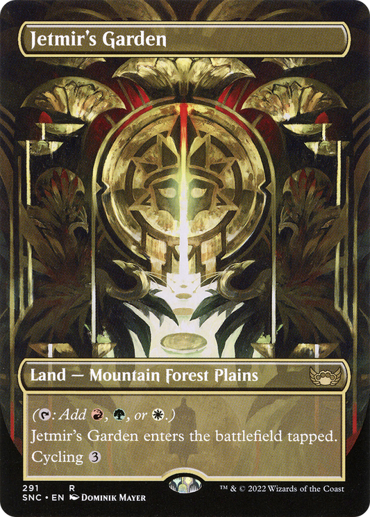 Jetmir's Garden (SNC-291) - Streets of New Capenna (Borderless) Foil
