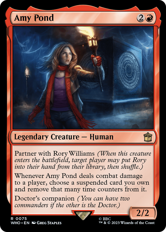 Amy Pond (WHO-075) - Doctor Who Foil