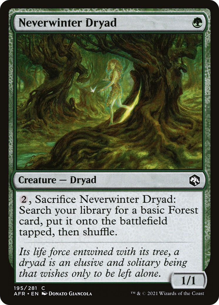 Neverwinter Dryad [Dungeons & Dragons: Adventures in the Forgotten Realms]