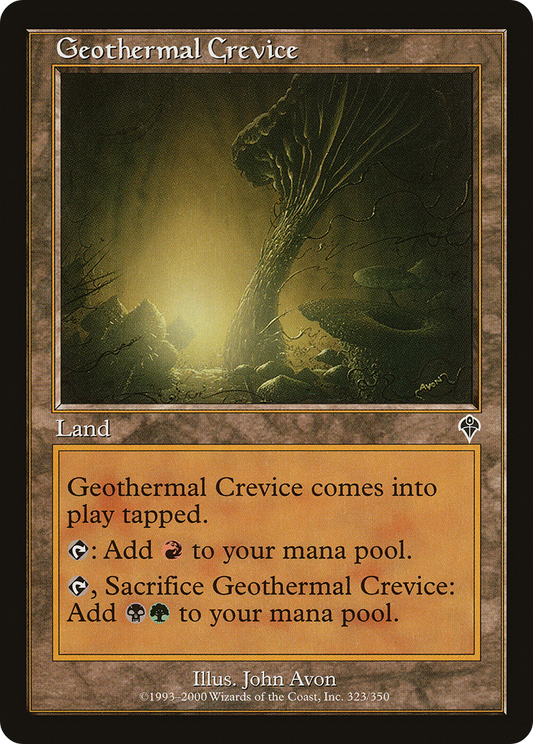 Geothermal Crevice (INV-323) - Invasion