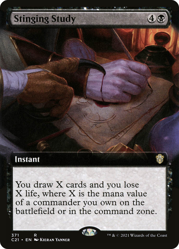 Stinging Study (Extended) [Commander 2021]