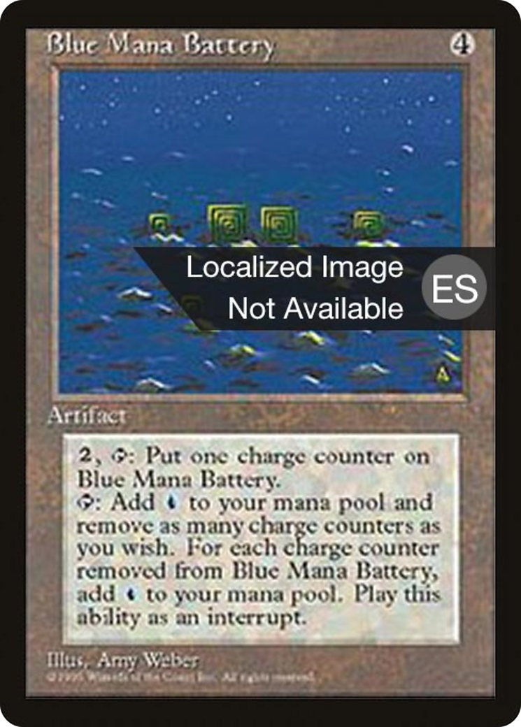 Blue Mana Battery [Fourth Edition Foreign Black Border]
