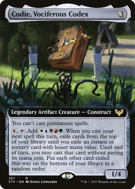 Codie, Vociferous Codex (Extended) [Strixhaven: School of Mages]