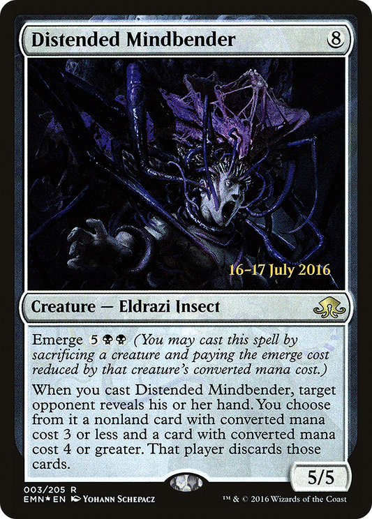 Distended Mindbender  [Eldritch Moon Prerelease Promos]