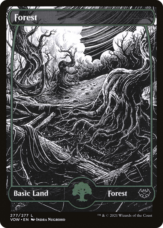 Forest (VOW-277) - Innistrad: Crimson Vow: (Showcase)