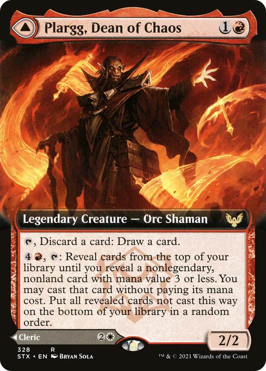 Plargg, Dean of Chaos // Augusta, Dean of Order (Extended) [Strixhaven: School of Mages]