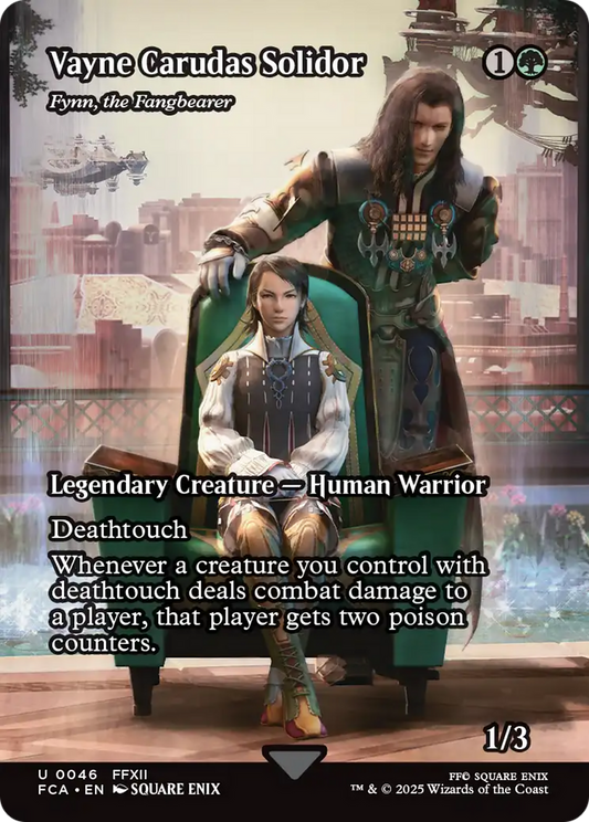 Vayne Carudas Solidor - Fynn, the Fangbearer (Showcase) (FCA-046) - FINAL FANTASY: Through the Ages / Vayne Carudas Solidor (Borderless) Foil