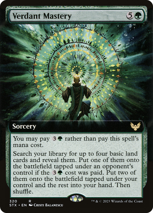 Verdant Mastery (Extended) [Strixhaven: School of Mages]