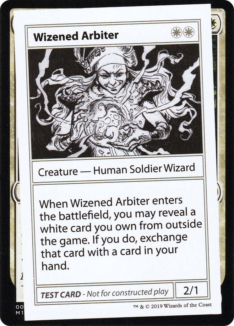 Wizened Arbiter (2021 Edition) [Mystery Booster Playtest Cards]