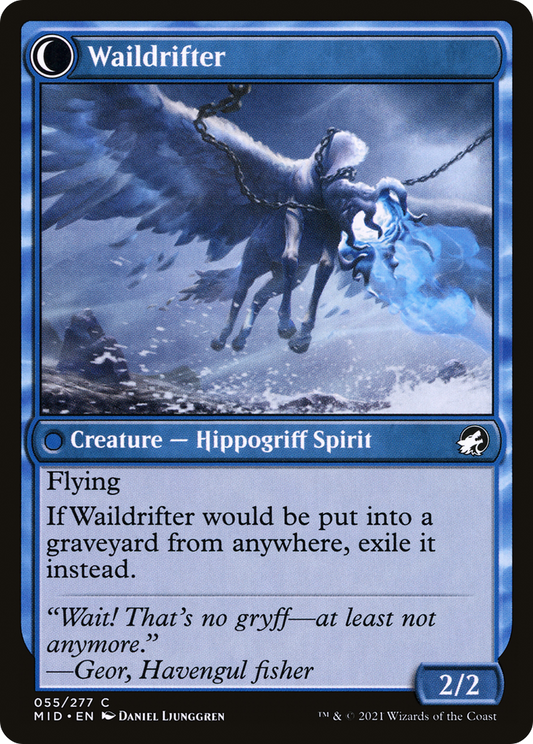 Galedrifter // Waildrifter (MID-055) - Innistrad: Midnight Hunt: (Double Faced Transform)