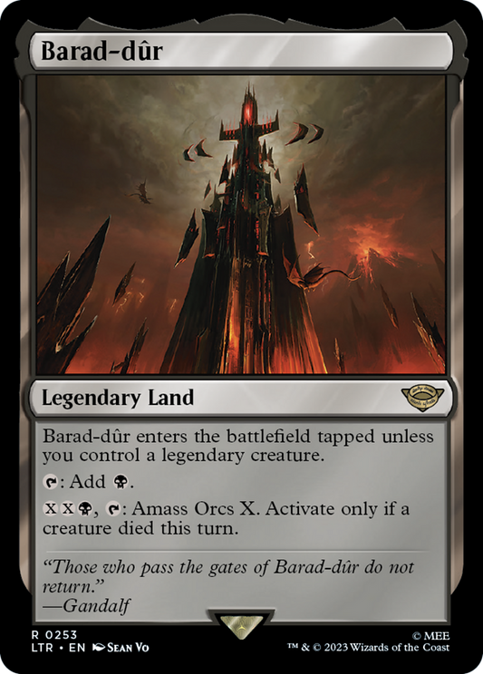 Barad-dûr (LTR-253) - The Lord of the Rings: Tales of Middle-earth Foil
