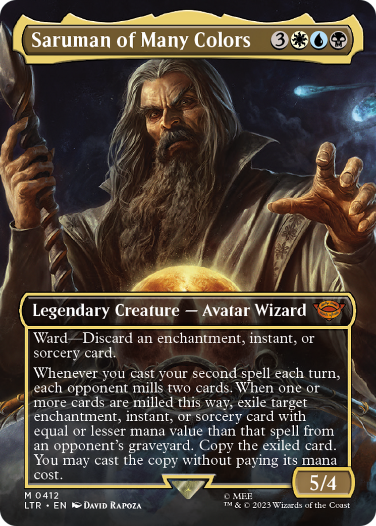 Saruman of Many Colors (LTR-412) - The Lord of the Rings: Tales of Middle-earth (Borderless)