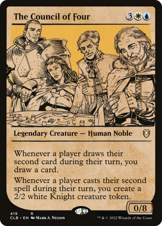 The Council of Four (Showcase) [Commander Legends: Battle for Baldur's Gate]