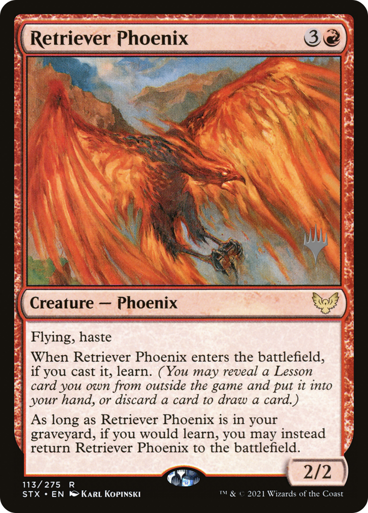 Retriever Phoenix (PPSTX-113) - Strixhaven: School of Mages Promos