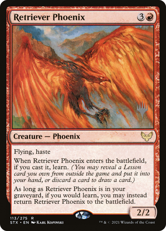 Retriever Phoenix (PPSTX-113) - Strixhaven: School of Mages Promos