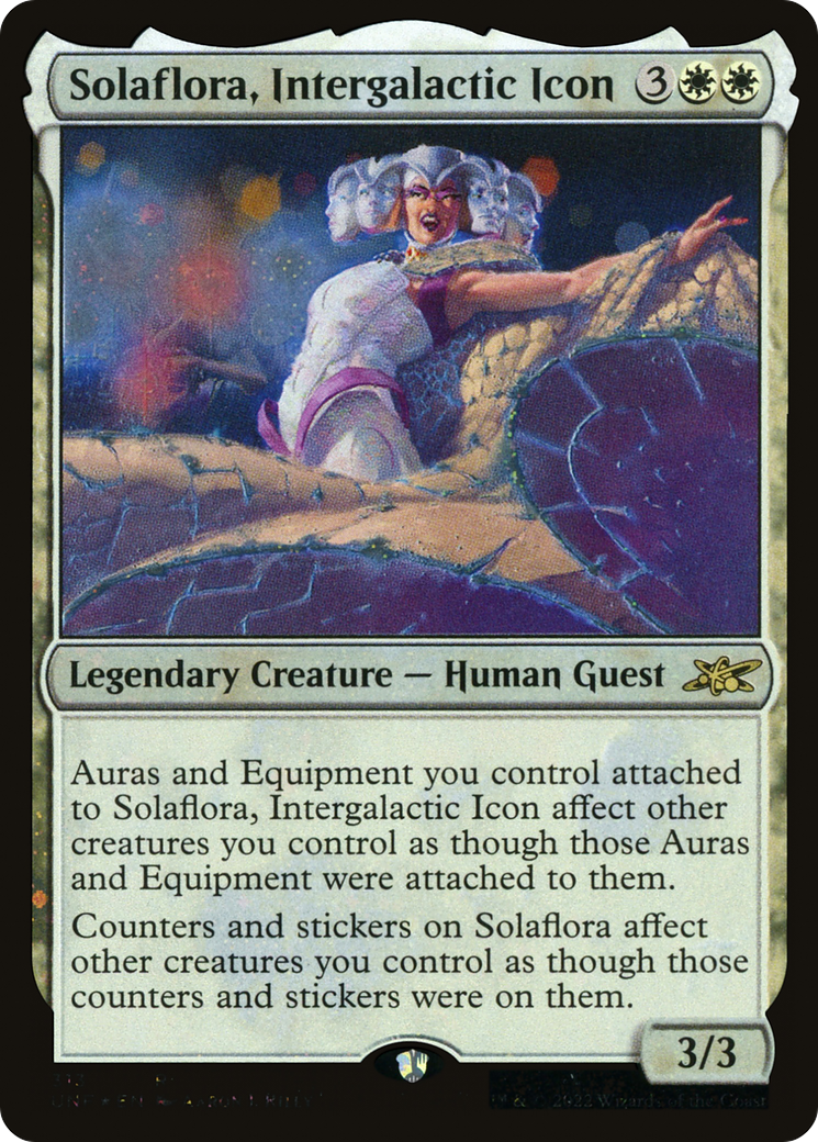 Solaflora, Intergalactic Icon (Galaxy Foil) [Unfinity]