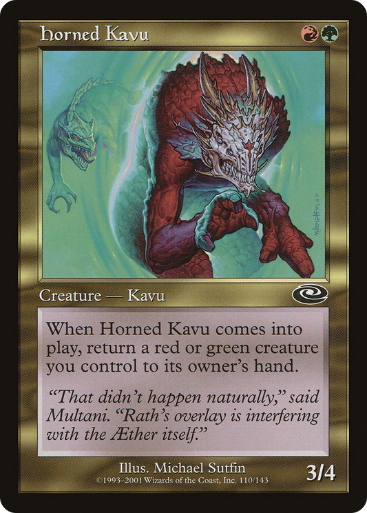 Horned Kavu [Planeshift]