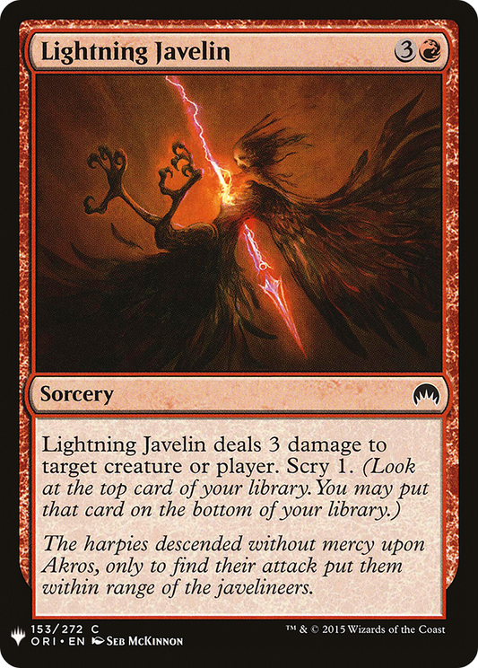 Lightning Javelin [Mystery Booster]