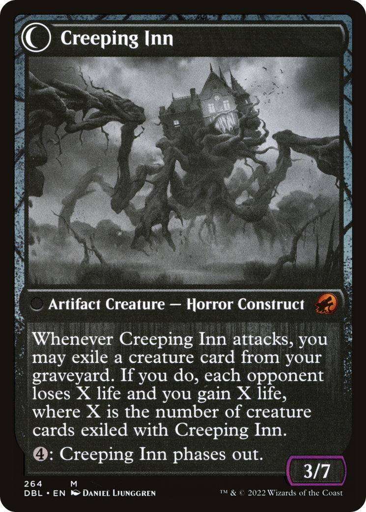 Hostile Hostel // Creeping Inn (DBL-264) - Innistrad: Double Feature: (Double Faced Transform)