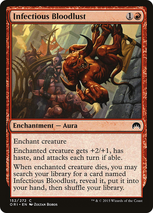 Infectious Bloodlust (ORI-152) - Magic Origins