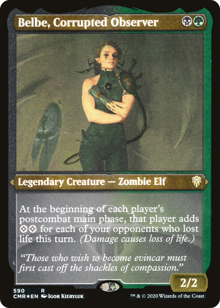 Belbe, Corrupted Observer [Commander Legends Etched]