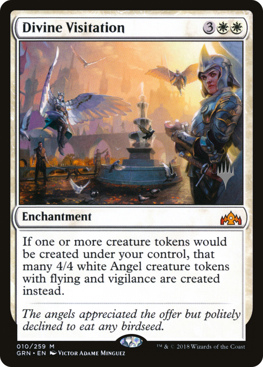 Divine Visitation (Promo Pack) [Guilds of Ravnica Promos]