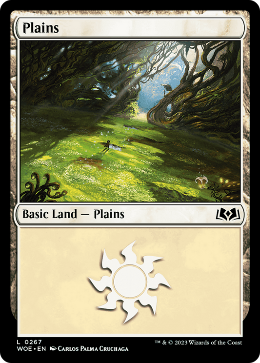 Plains (WOE-267) - Wilds of Eldraine Foil