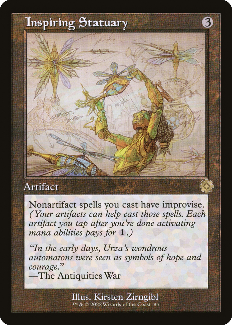 Inspiring Statuary (BRR-085) - The Brothers' War Retro Artifacts Foil