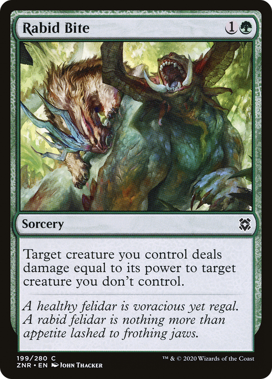 Rabid Bite (ZNR-199) - Zendikar Rising