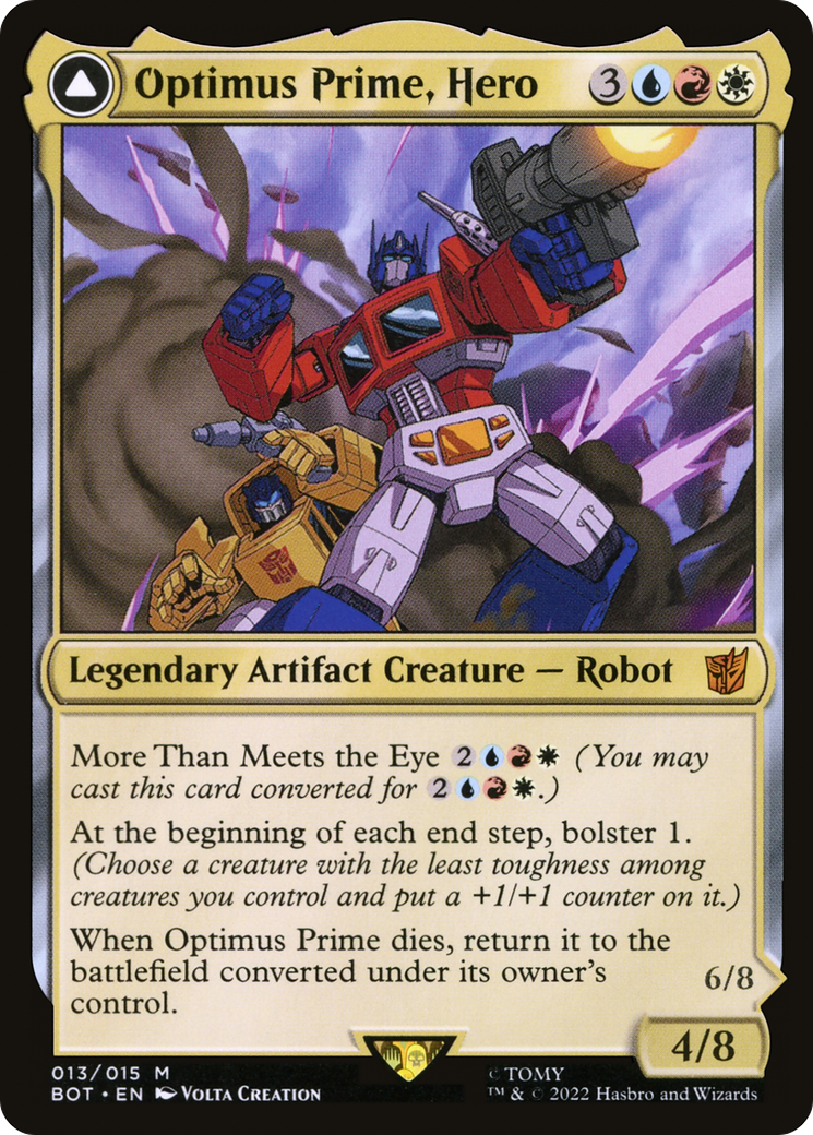 Optimus Prime, Hero // Optimus Prime, Autobot Leader [Universes Beyond: Transformers]