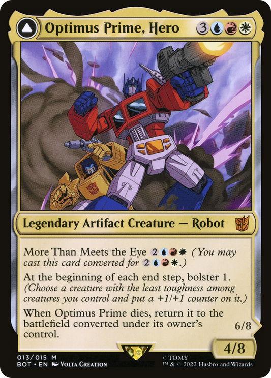 Optimus Prime, Hero // Optimus Prime, Autobot Leader [Universes Beyond: Transformers]