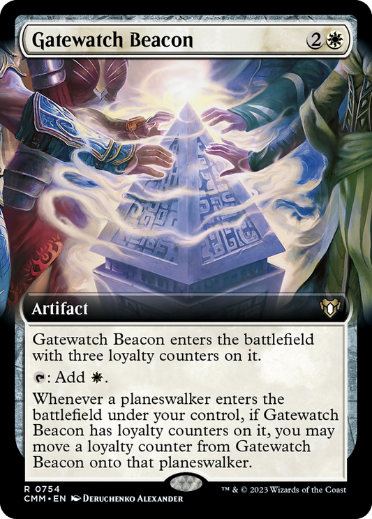 Gatewatch Beacon (Extended Art) [Commander Masters]