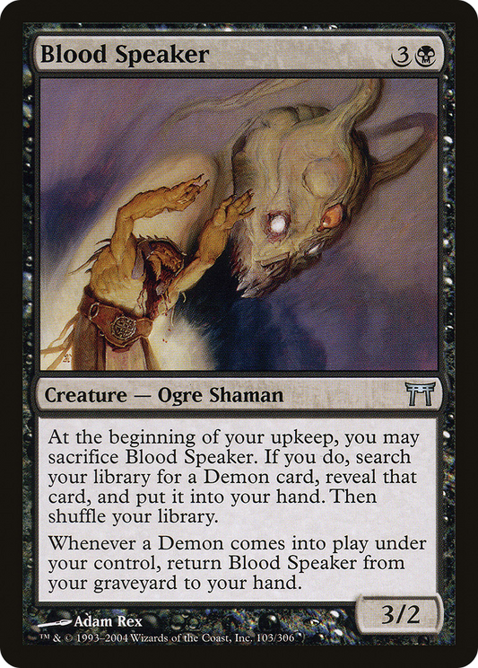 Blood Speaker [Champions of Kamigawa]