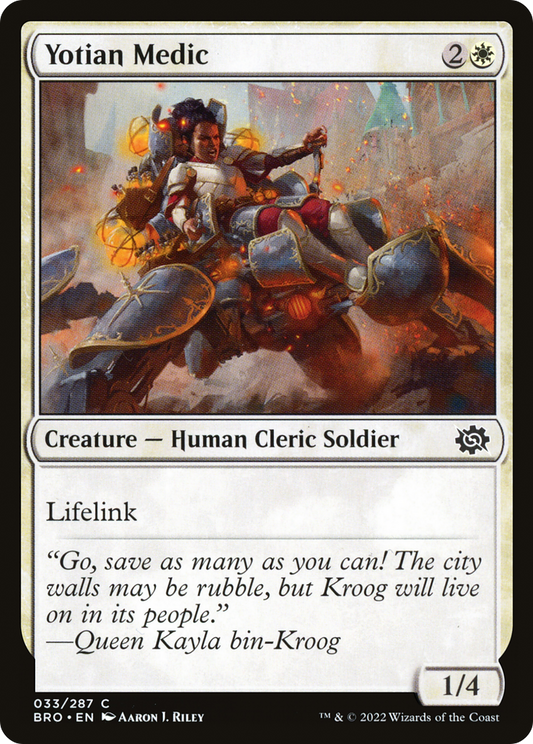 Yotian Medic (BRO-033) - The Brothers' War Foil
