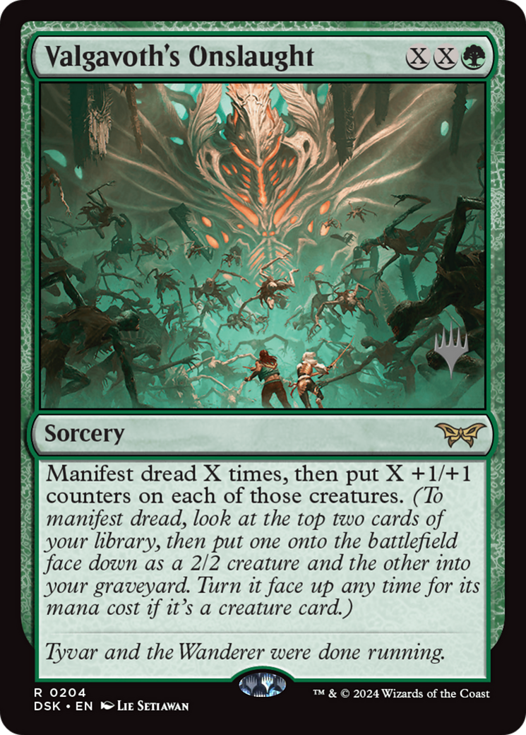 Valgavoth's Onslaught (Promo Pack) [Duskmourn: House of Horror Promos]