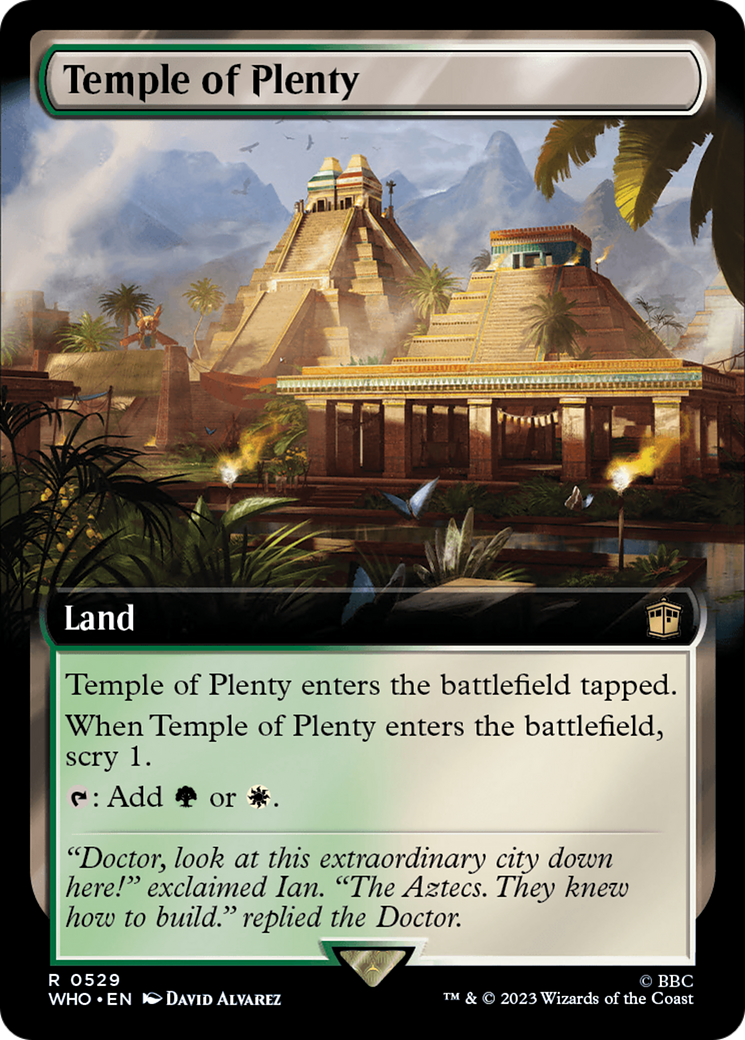 Temple of Plenty (WHO-529) - Doctor Who: (Extended Art)
