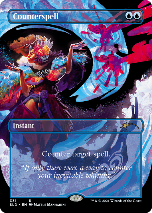 Counterspell (SLD-331) - Secret Lair Drop (Borderless) Foil