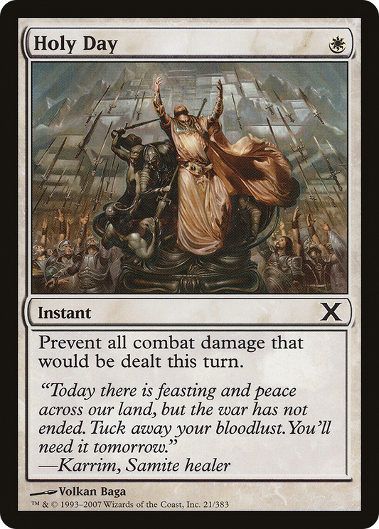 Holy Day (10E-021) - Tenth Edition Foil