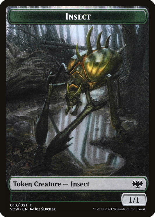 Insect (VOW-013) - Innistrad: Crimson Vow Tokens Foil