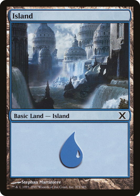 Island (10E-371) - Tenth Edition Foil